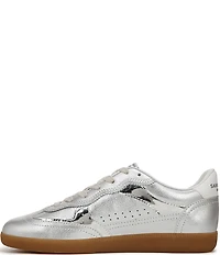 Sam Edelman Kallen Gum Sole Leather Perforated Detail Lace Up Sneakers