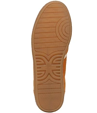 Sam Edelman Kallen Gum Sole Nylon and Suede Lace Up Sneakers