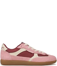 Sam Edelman Kallen Gum Sole Nylon and Suede Lace Up Sneakers