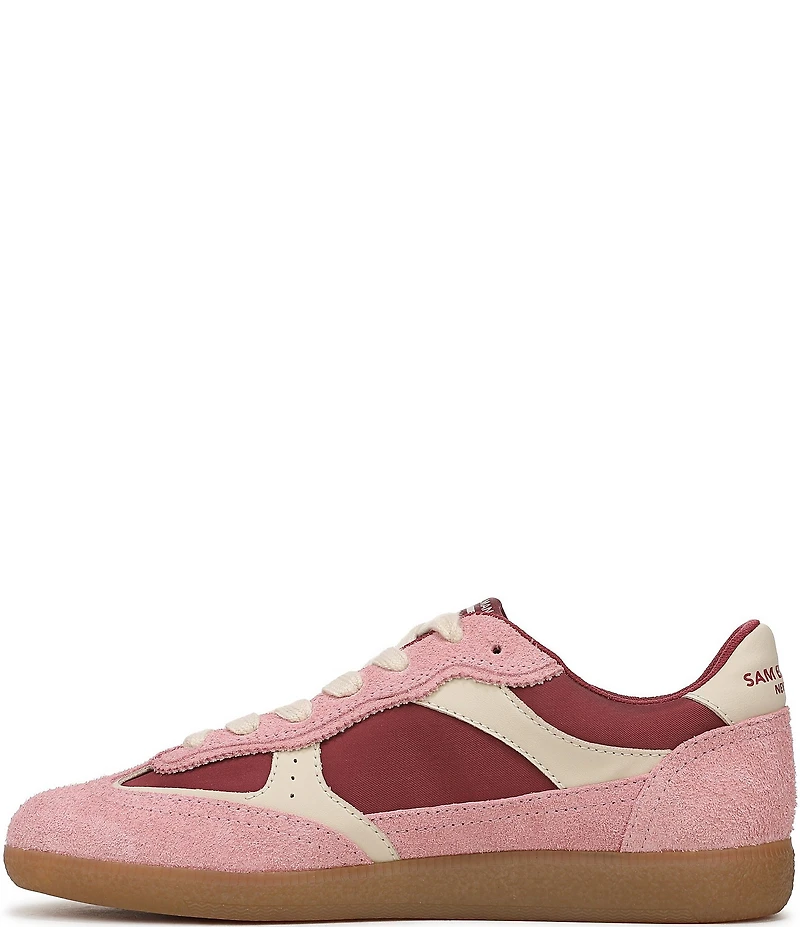 Sam Edelman Kallen Gum Sole Nylon and Suede Lace Up Sneakers