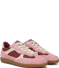 Sam Edelman Kallen Gum Sole Nylon and Suede Lace Up Sneakers