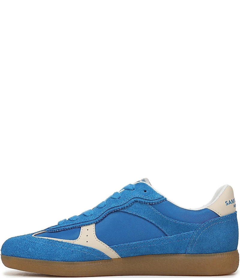 Sam Edelman Kallen Gum Sole Nylon and Suede Lace Up Sneakers