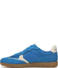 Sam Edelman Kallen Gum Sole Nylon and Suede Lace Up Sneakers