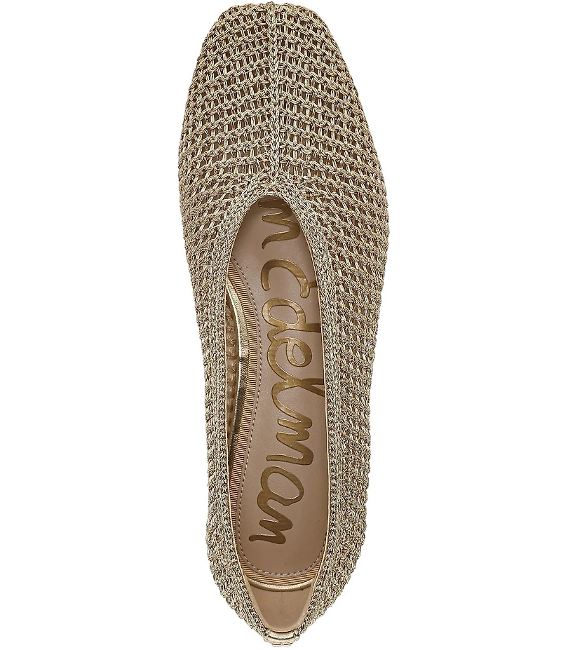 Sam Edelman Kasey Knit Square Toe Ballet Flats