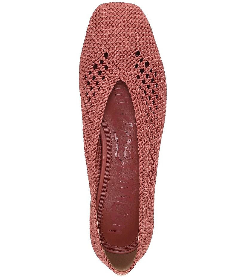 Sam Edelman Kasey Knit Square Toe Ballet Flats