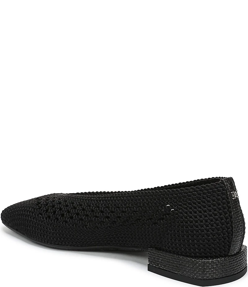 Sam Edelman Kasey Knit Square Toe Ballet Flats