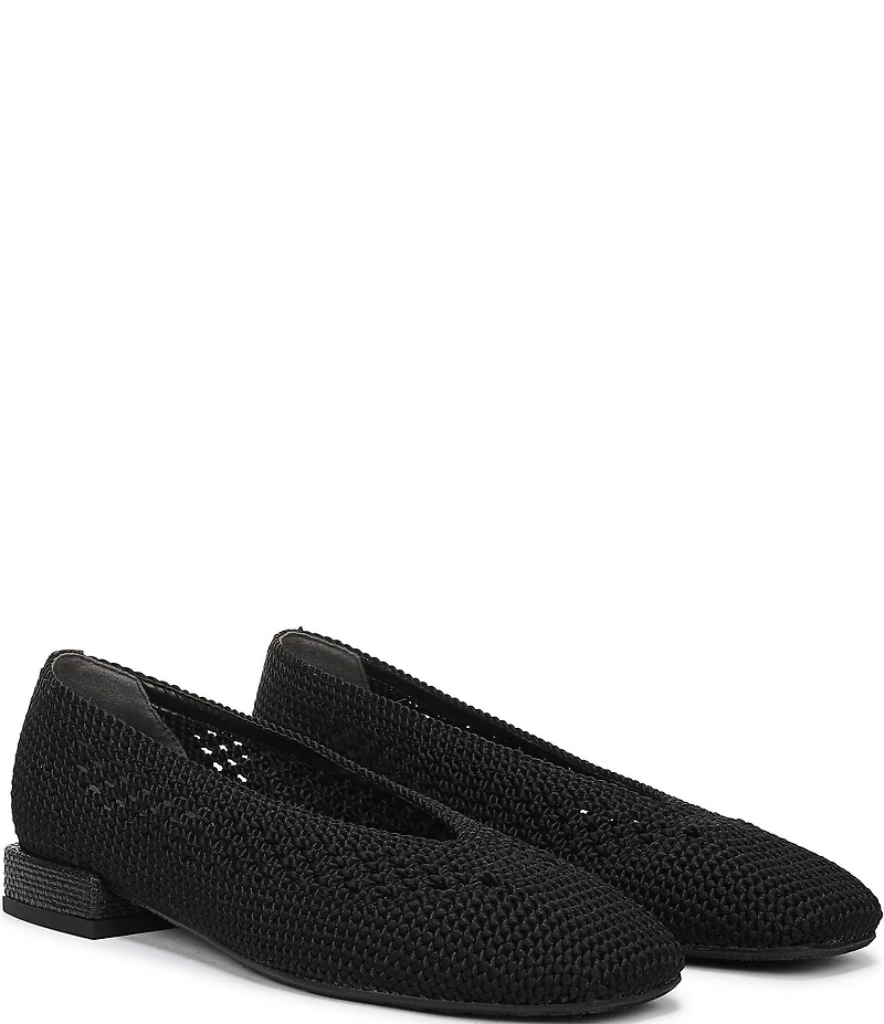 Sam Edelman Kasey Knit Square Toe Ballet Flats