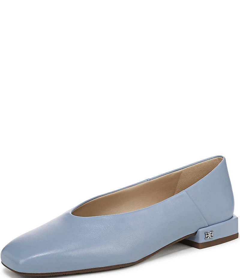 Sam Edelman Kasey Leather Square Toe Ballet Flats