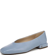 Sam Edelman Kasey Leather Square Toe Ballet Flats