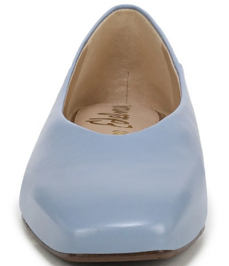 Sam Edelman Kasey Leather Square Toe Ballet Flats