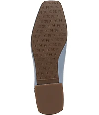 Sam Edelman Kasey Leather Square Toe Ballet Flats