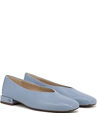 Sam Edelman Kasey Leather Square Toe Ballet Flats