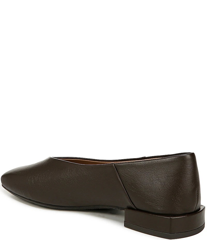 Sam Edelman Kasey Leather Square Toe Ballet Flats