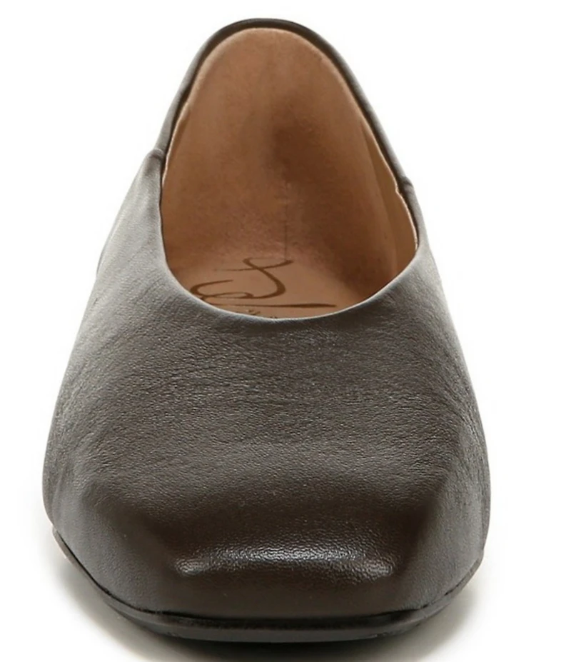 Sam Edelman Kasey Leather Square Toe Ballet Flats