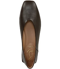 Sam Edelman Kasey Leather Square Toe Ballet Flats