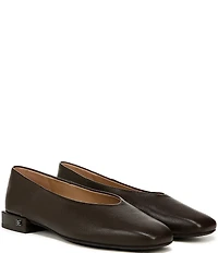 Sam Edelman Kasey Leather Square Toe Ballet Flats