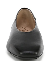 Sam Edelman Kasey Leather Square Toe Ballet Flats