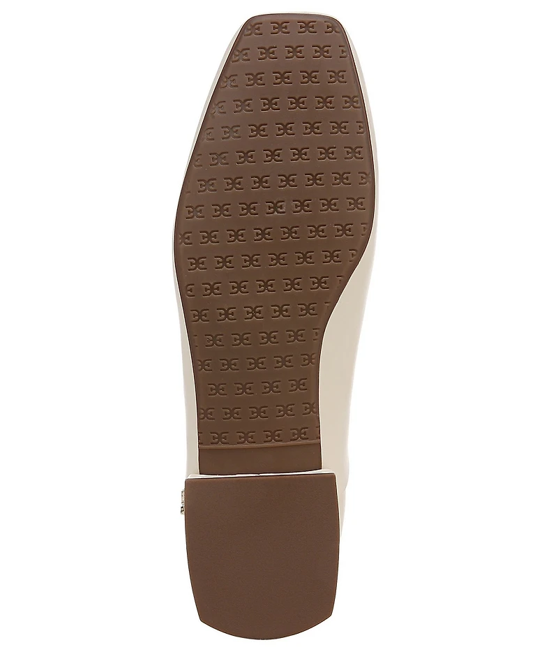 Sam Edelman Kasey Leather Square Toe Ballet Flats