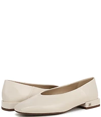 Sam Edelman Kasey Leather Square Toe Ballet Flats