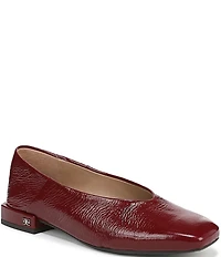 Sam Edelman Kasey Patent Leather Square Toe Ballet Flats