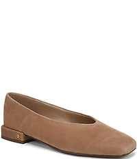 Sam Edelman Kasey Suede Square Toe Ballet Flats