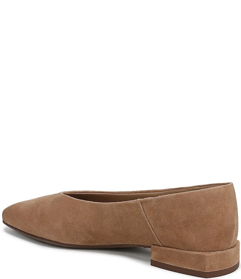 Sam Edelman Kasey Suede Square Toe Ballet Flats