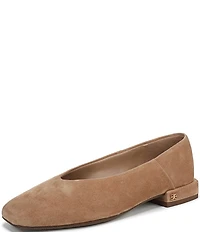 Sam Edelman Kasey Suede Square Toe Ballet Flats