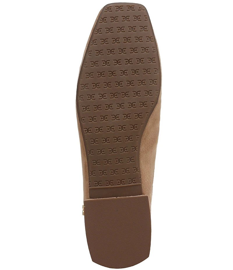 Sam Edelman Kasey Suede Square Toe Ballet Flats