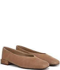 Sam Edelman Kasey Suede Square Toe Ballet Flats