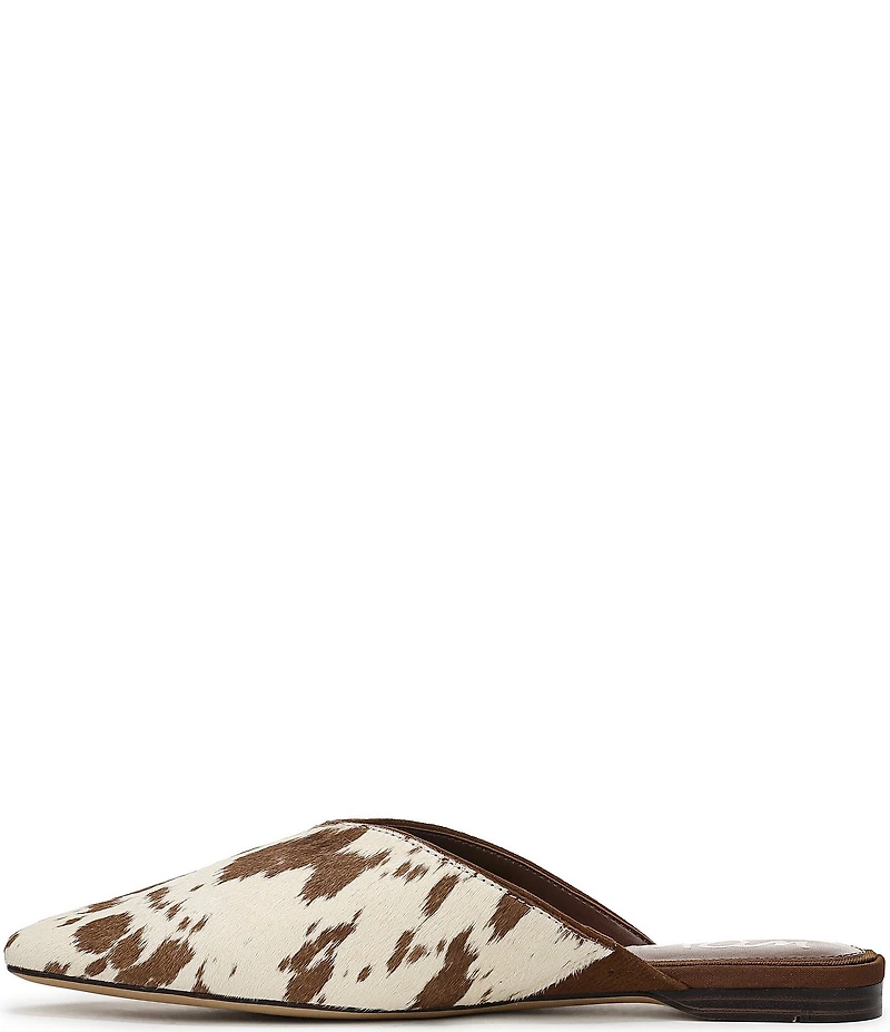 Sam Edelman Khai Cow Print Calf Hair Mules