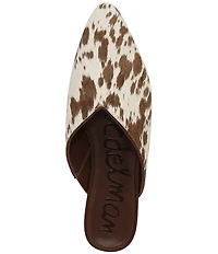 Sam Edelman Khai Cow Print Calf Hair Mules