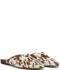Sam Edelman Khai Cow Print Calf Hair Mules