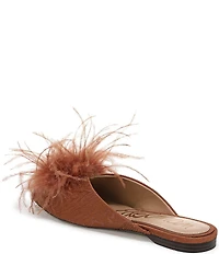 Sam Edelman Khai Moire Fabric Feather Mules