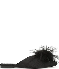 Sam Edelman Khai Moire Fabric Feather Mules