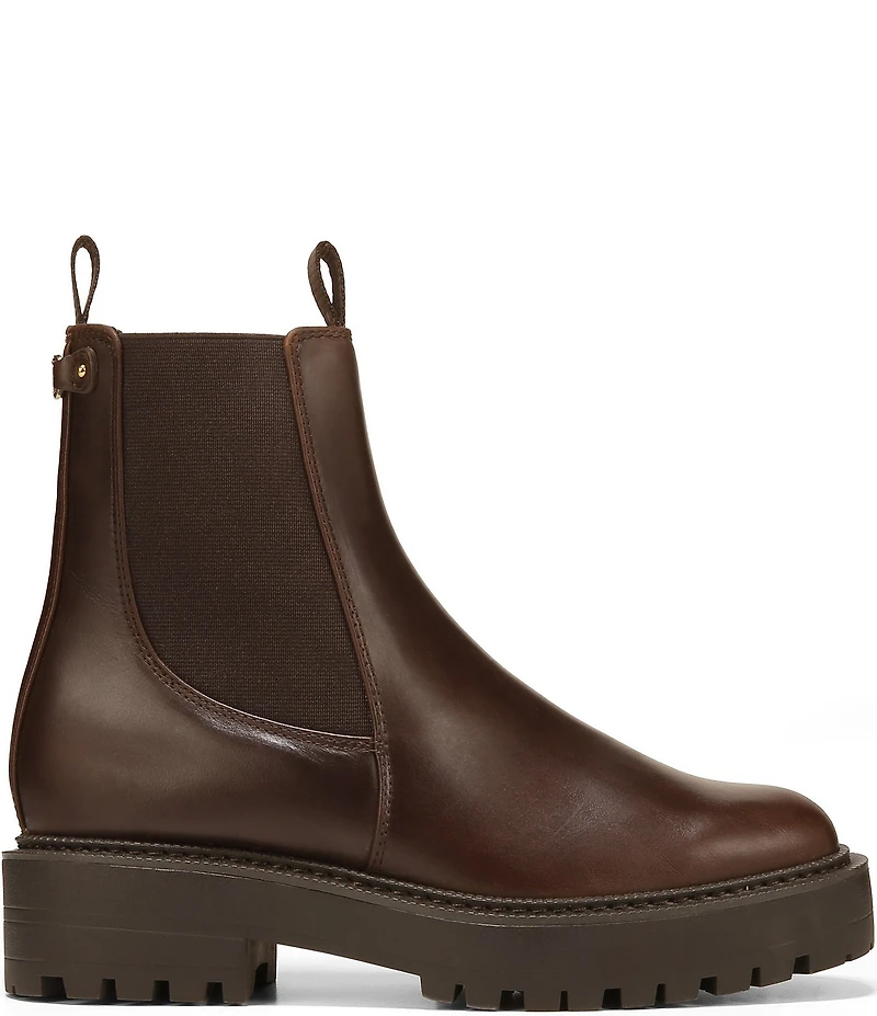 Sam Edelman Laguna Waterproof Leather Chelsea Platform Booties