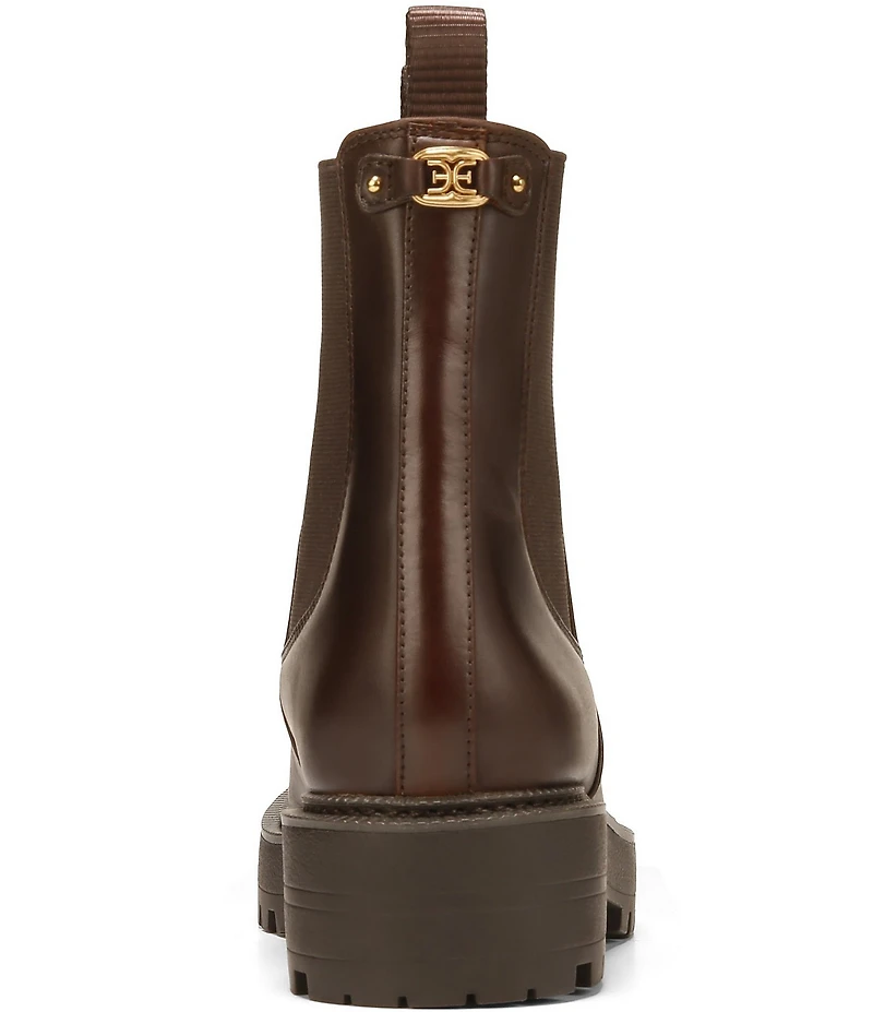 Sam Edelman Laguna Waterproof Leather Chelsea Platform Booties