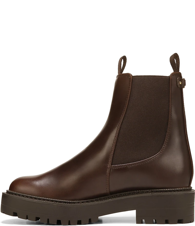 Sam Edelman Laguna Waterproof Leather Chelsea Platform Booties