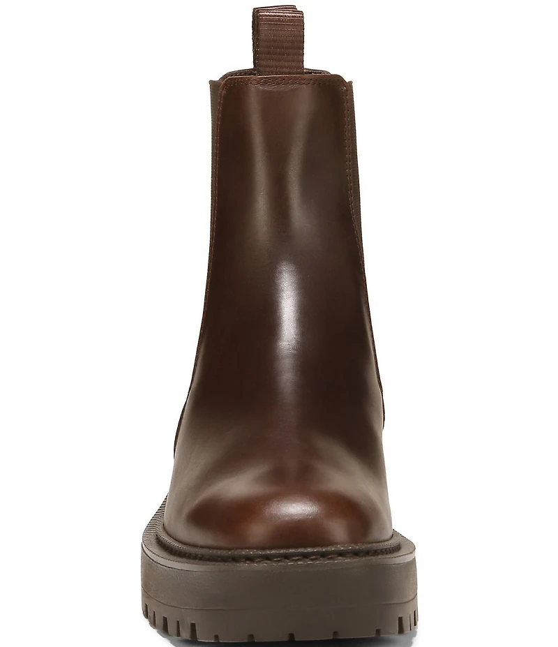 Sam Edelman Laguna Waterproof Leather Chelsea Platform Booties
