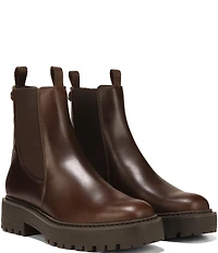 Sam Edelman Laguna Waterproof Leather Chelsea Platform Booties