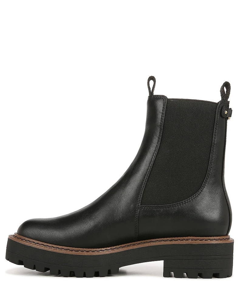 Sam Edelman Laguna Waterproof Leather Chelsea Platform Booties
