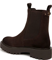Sam Edelman Laguna Waterproof Suede Chelsea Platform Booties