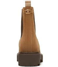 Sam Edelman Laguna Waterproof Suede Chelsea Platform Booties