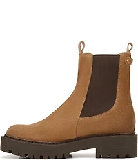 Sam Edelman Laguna Waterproof Suede Chelsea Platform Booties