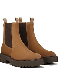 Sam Edelman Laguna Waterproof Suede Chelsea Platform Booties