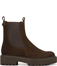 Sam Edelman Laguna Waterproof Suede Chelsea Platform Booties