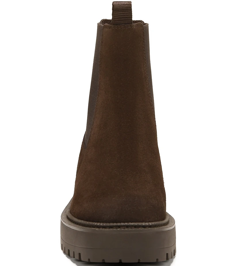 Sam Edelman Laguna Waterproof Suede Chelsea Platform Booties