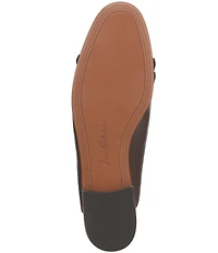 Sam Edelman Lainey Leather and Suede Fringe Bit Buckle Mule Loafers
