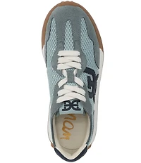 Sam Edelman Langley Suede Mesh Signature Logo Retro Sneakers