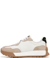 Sam Edelman Langley Suede Mesh Signature Logo Retro Sneakers