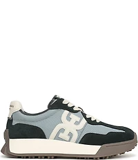 Sam Edelman Langley Suede and Mesh Signature Logo Retro Sneakers